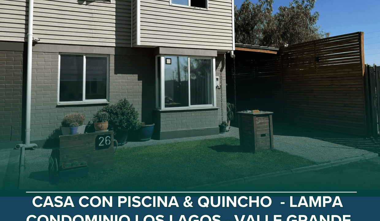 AFICHE CASA COND LOS LAGOS