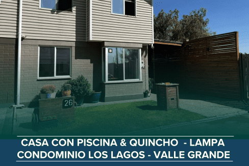 Afiche casa cond los lagos