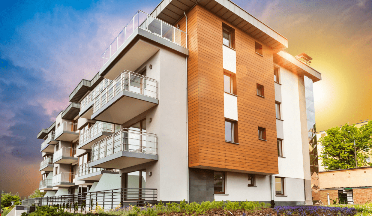 Blue and Red Modern Simple Real Estate Listing Instagram Post